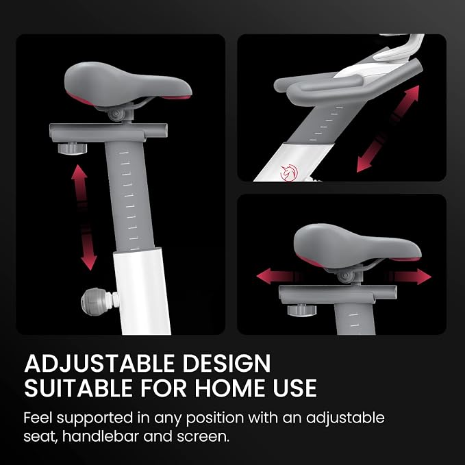 Yesoul Exercise Bike, Stationary Bike for Home with Magnetic Resistance | Smart Bluetooth Tracking, Quiet Magnetic Resistance, Tablet Mount and 350 lb Capacity for Home Gym Cycling Workouts
