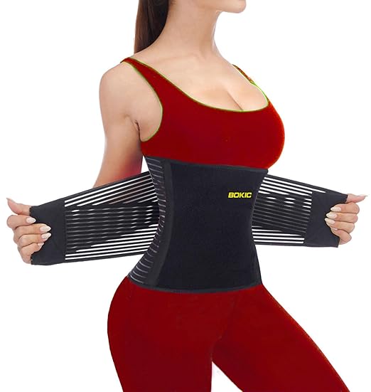 Back Brace for Men and Women Lower Back, Lumbar Support Belt Relieve Lower Back Pain with 8 Reinforce Bones,Scoliosis, Sciatica,Herniated Disc,Back Brace for Lifting at Work 04 Black-L