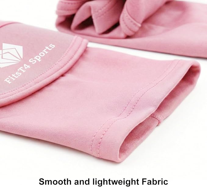FitsT4 Sports Volleyball Arm Sleeves for Girls Passing Forearm Sleeves with Protection Pads and Thumbhole for Youth