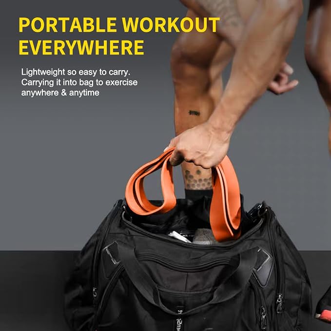 ROSAPOAR Resistance Band Pull up Band Fitness Exercise Bands Natural Latex for Workout Body Stretch Powerlifting Band Fitness Sport Training at Home/The Gym