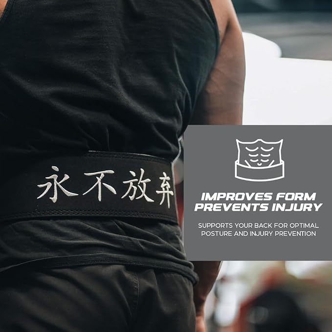 Katamu Core Collection USPA & IPL Approved Lever Belt — Premium 10mm | Leather Powerlifting Belt for Men and Women, Steel Lever Buckle, 4 Inch Wide Back Support for Deadlifts and Squats