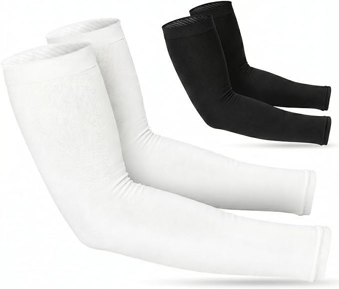 SportsTrail Cooling Arm Sleeves for Men & Women – Breathable, UV Sun Protection, Sports Arm Sleeves for Women, Men & Youth