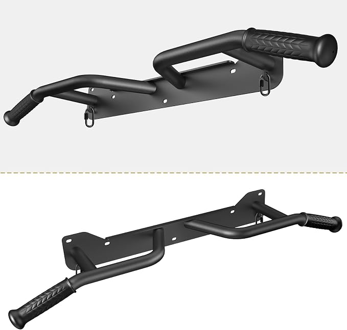 Kipika Heavy Duty Wall Mounted Doorway Pull Up Bar, Multifunctional Chin Up Bar, Portable Fitness Door Bar, Body Workout Home Gym System