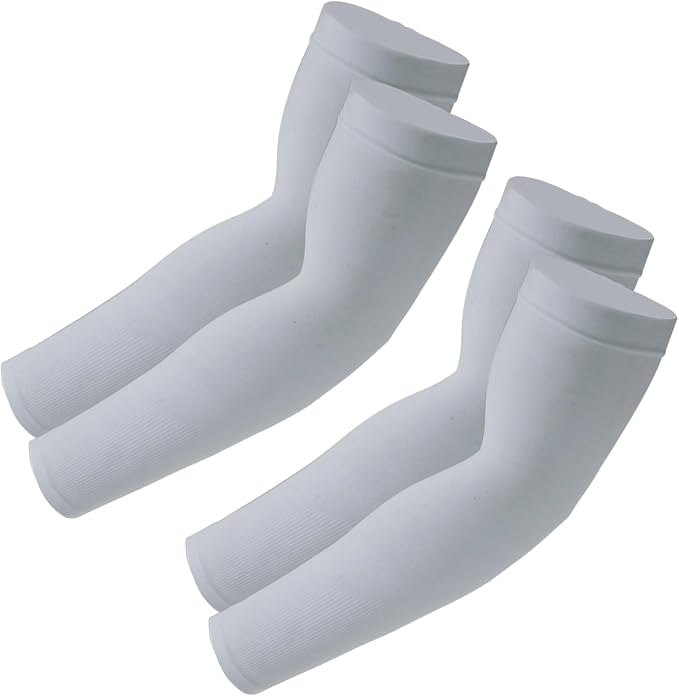 SHEVERCH Cooling Arm Sleeves Sun UV Protection Compression for Men Women | 2Pairs, UPF 50, Sports Compression,Tattoo Cover Up ,Fittness,Baseball,Basketball,Cycling,Hiking,Football,Outdoor