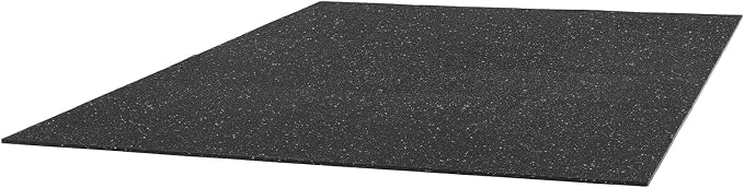 VEVOR 0.56Inch 96sq.ft 24 Tiles Gym Flooring for Home Gym, Rubber Top with High Density EVA Foam, 24 x 24In Gym Floor Exercise Equipment Mats, Interlocking Gym Mats, Puzzle Workout Mats, Black & Gray | Rubber Top with High Density EVA Foam, Lightweight...