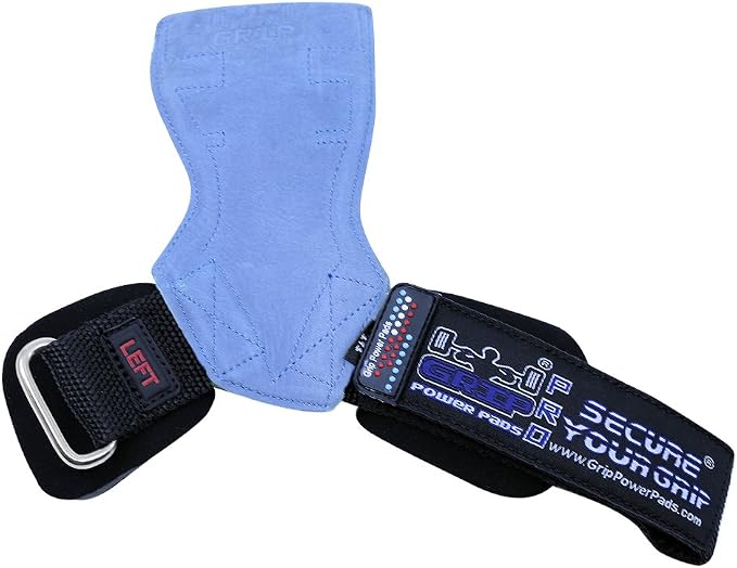Lifting Grips PRO Weight Gloves Heavy Duty Barbell Gymnastics Straps Alternative to Power Hooks Deadlifts Adjustable Neoprene Padded Wrist Wrap