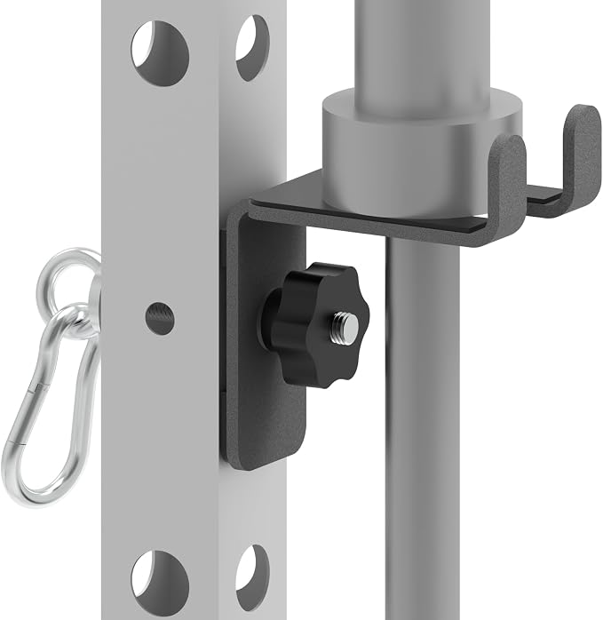 Heavy-Duty Power Rack Attachments, Quick-Install Home Gym Accessories for 2x2, 2x3 & 3x3 Power Racks, Fits 1/2" & 1" Holes