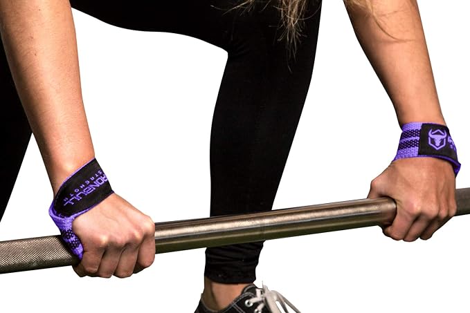 Lifting Wrist Straps for Weightlifting (1 Pair) – Padded Lifting Straps for Deadlifts, Powerlifting, Strength Training & Bodybuilding – Gym Straps for Men & Women