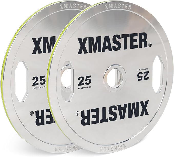 XMASTER FITNESS Hand Grip Chrome Steel Plates