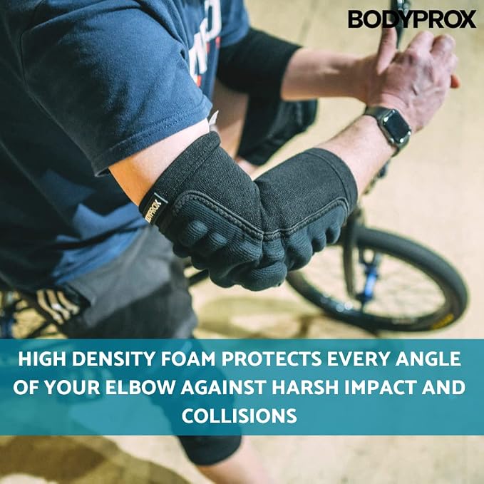 Bodyprox Elbow Protection Pads 1 Pair, Elbow Guard Sleeve