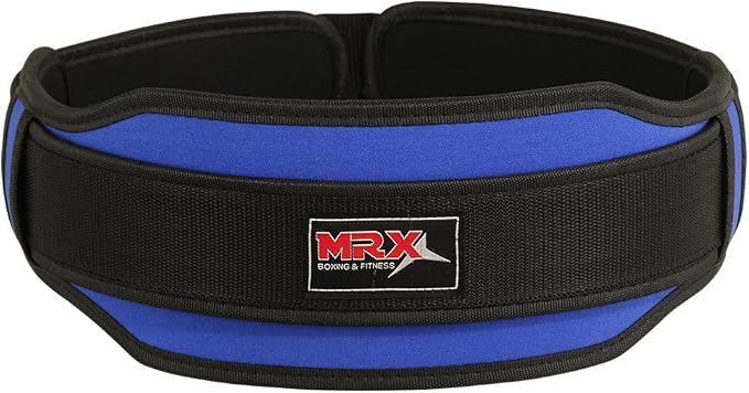 MRX Weight Lifting Belt with Double Back Support Gym Training 5" Wide Belts 11 Colors