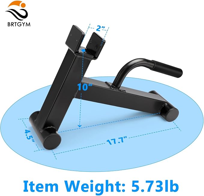 Deadlift Jack Barbell Stand,Carbon Steel Made,Easily Load and Unload 600lb Barbell Plates for Deadlift Exercise, Weight Training, Home Gym (Black Powder Coated)