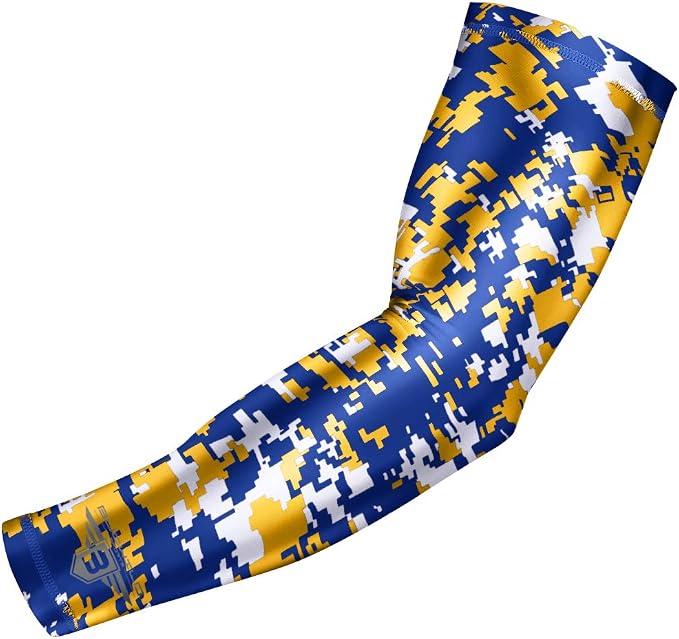 Bucwild Sports Compression Arm Sleeve - Youth & Adult Sizes - Baseball Football Basketball Sports (1 Arm Sleeve)
