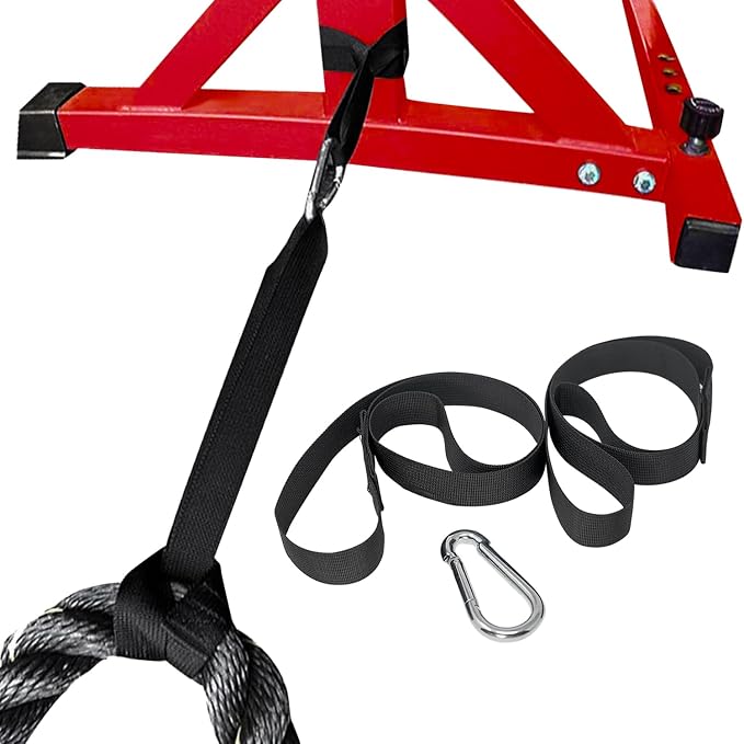 Battle Rope Anchor Strap Kit With Bonus Battle Rope Workout Guide- FitWorx By RadBizz