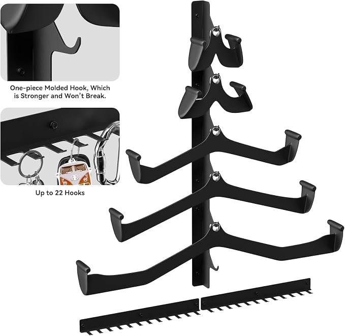 LAT Pull Down Bar Storage Rack Wall Mount,Gym Storage Wall Organizer for LAT Pulldown Attachments Cable Attachment, Gym Accessories, Workout Equipment, Home Gym Fitness