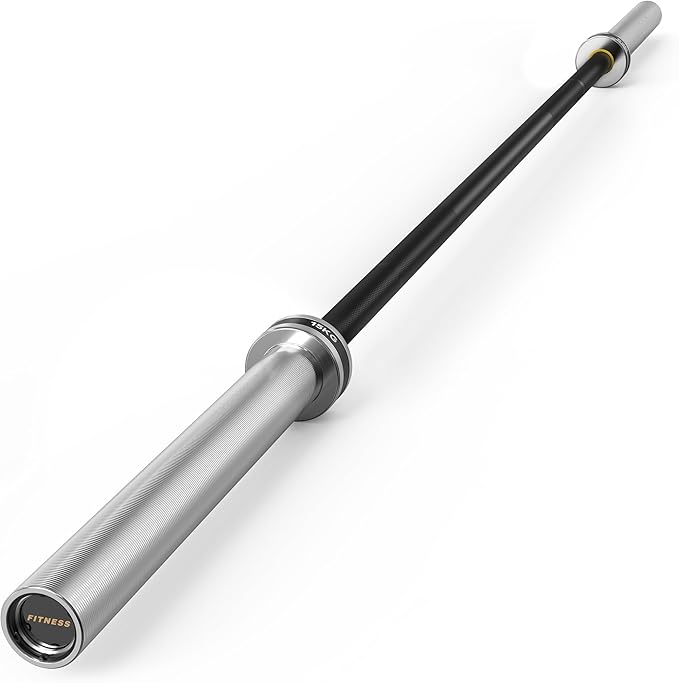HANDBODE 35 lb Olympic Barbell 6.5 ft, 2 Inch Womens Bars, 1000 lb Capacity | Spring Steel Construction, Knurled Grip, Weightlifting, Bench Press, Deadlift, Squat, Home Gym Strength Training