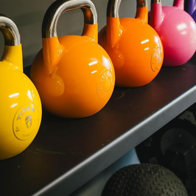 Titan Fitness 42" Add-On Adjustable Shelf for Elite Series Mass Storage System, Pivots to 5 Positions, Weight Storage Rack with Safety Lip, Dumbbell, Slam Ball, and Kettlebell Rack, Home Gym Storage