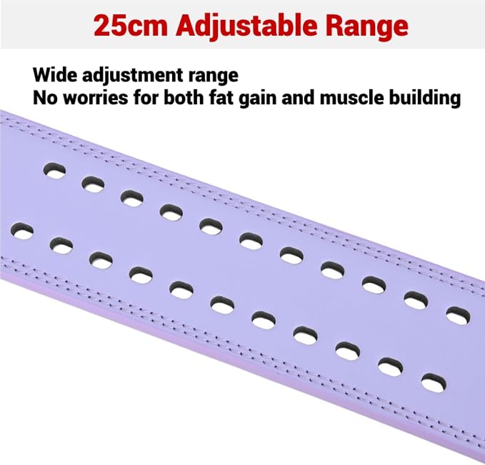 Weight Lifting Belt Adjustable Lever Belt for Powerlifting, Deadlift & Squat - Anti-Slip Waist Support, Core Stability, Durable Leather Fitness Accessories