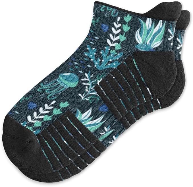 Viasox Ankle Compression Socks for Women & Men, 14 mmHg Support Improves Circulation, Extra Cushioned