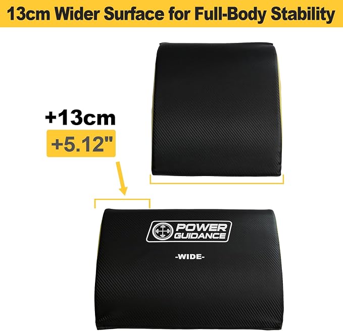 POWER GUIDANCE Ab Exercise Mat - Sit Up Pad - Abdominal & Core Trainer Mat for Full Range of Motion Ab Workouts