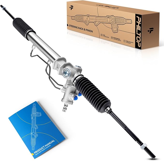 PHILTOP Power Steering Rack and Pinion for 93-02 Prizm, 93-02 Corolla | No.4550319215, 4425002020, 4425002010, 4550329365, 4504609030, 94852814, 94857859, 261963