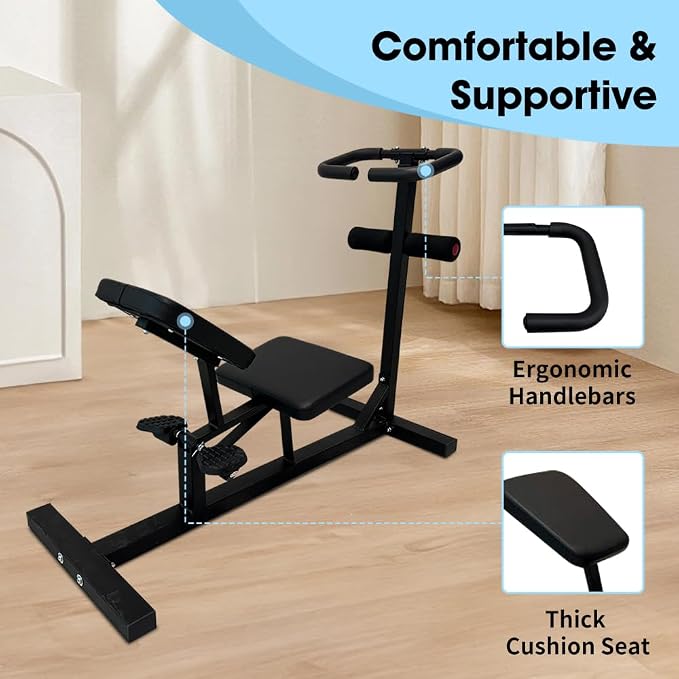 Stretch Machine, Home Gym Full Body Stretching Equipment | Stretching Equipment for Lumbar Stretching, Lower Back Pain, Leg Stretch, Straps Included