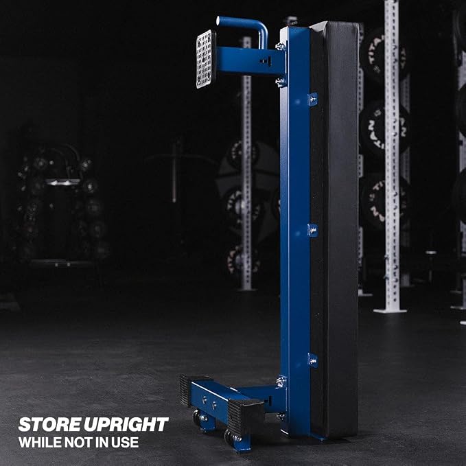 Titan Fitness TITAN Series Single Post Flat Bench, Rated 1,200 LB, 4" Thick HeftyGrip Vinyl Pad, Dedicated Home Gym Competition Weightlifting & Strength Training Utility Bench