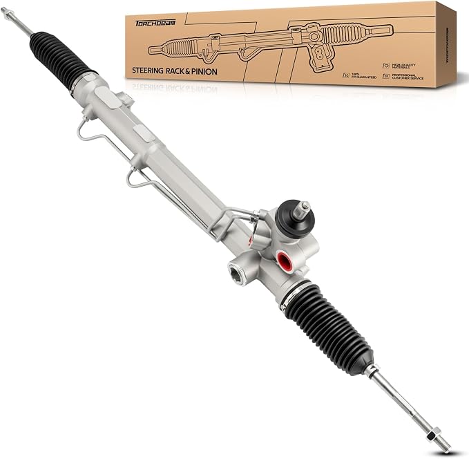 Torchbeam Hydraulic Power Steering Rack and Pinion Replacement for Mercury 2003-2008 Grand Marquis, Ford 2003-2007 Crown Victoria, Lincoln 2003-2007 Town Car 4.6L Replace# 22249 without EVO