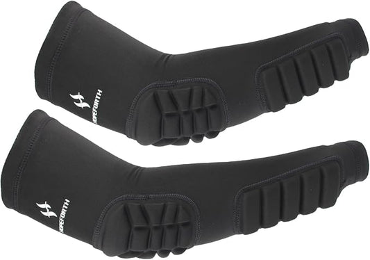 2PCS Padded Elbow Forearm Sleeves Compression Arm Protective Support
