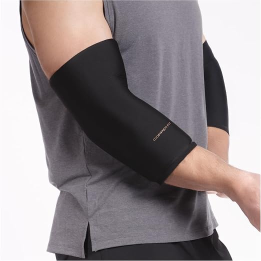Copper Fit 360 Freeze Compression Sleeve (XX-Large) | Hot and cold compression sleeve for pain relief, swelling reduction, recovery, and joint support.
