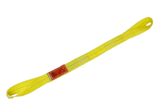 Kennedy Wire Rope & Sling Company 2inches x 3' 2-Ply Twist Eye Polyester Lifting Sling (Various Sizes in Listing) Made in The USA