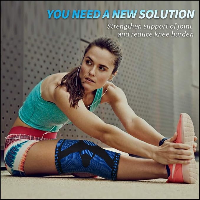 NEENCA Professional Knee Brace, Medical Knee Support for Women & Men Relief | Patented Patella Gel Pad & Side Stabilizers, Compression Sleeve for Knee Pain, Swelling, ACL, PCL, Arthritis, Sports, Workout
