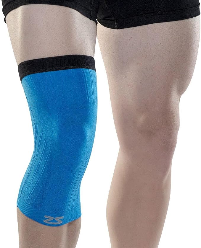 Zensah Compression Knee Sleeve - Knee Brace to Relieve Knee Pain and Treat Runners Knee for Men and Women
