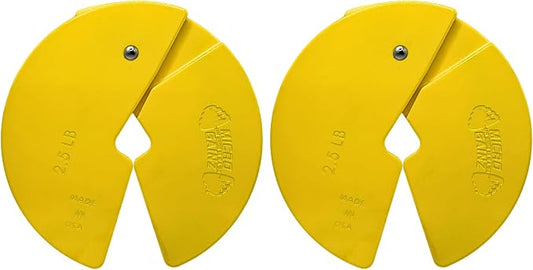 Micro Gainz 2.5LB Dumbbell Fractional Weight Plates, 2-Piece