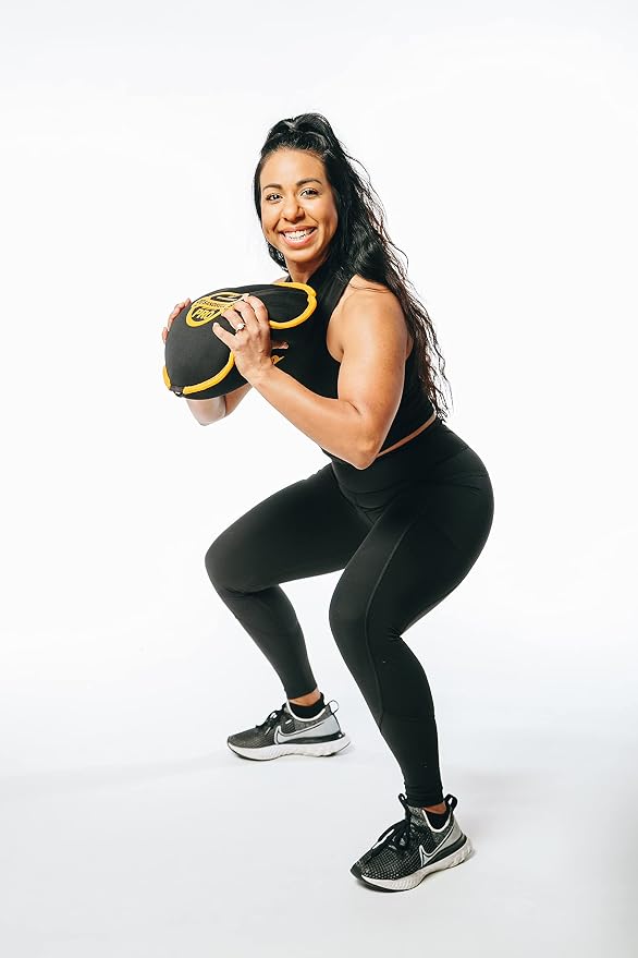 HYPERWEAR SandBell PRO - Empty - No Sand Included - Durable Vibrant Fitness Sandbags Available Sizes 6-70lbs