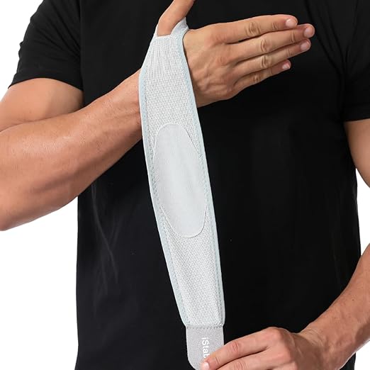 Ultra Thin Mesh Wrist Brace for Carpal Tunnel Pain Relief - Adjustable Wrist Support Strap for Arthritis, Tendonitis, Repetitive Strain Injury - Lightweight Ulnar Wrist Wraps for Workouts & Daily Use, Fits Left or Right Hand (2, Gray)