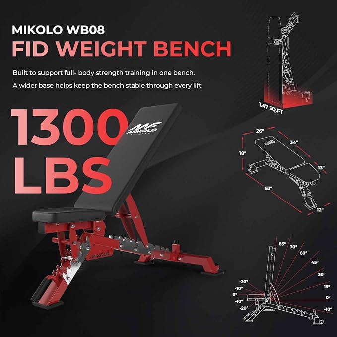 Mikolo HR06 Power Cage with Aluminum Pulleys, 2000LB Power Rack with Independent Dual Pulley System, Multi-Function Home Gym Workout Machine for Cable Crossover