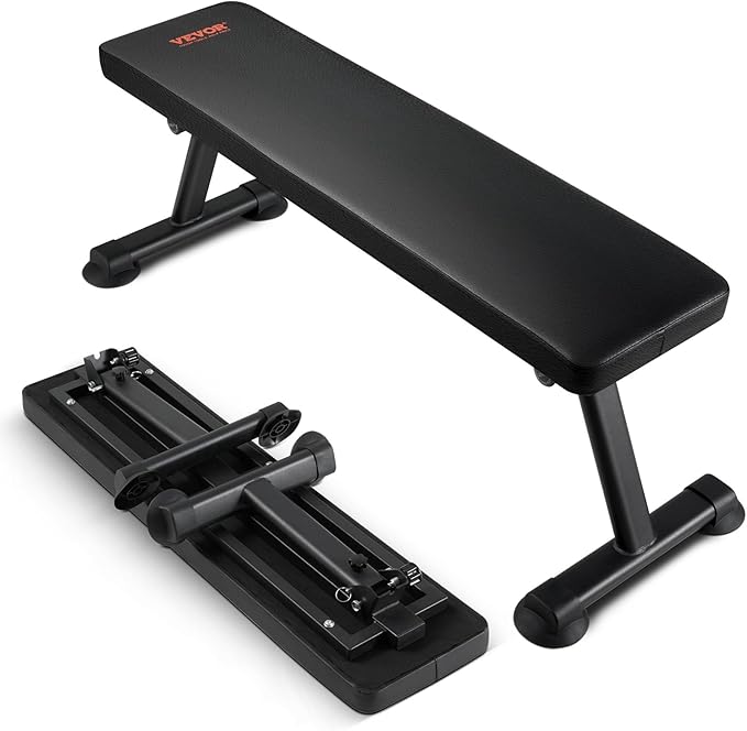VEVOR Sit Up Bench, Curved Decline Ab Bench with Reverse Crunch Handle, with 6 Adjustable Height Setting, Heavy Duty Steel, 600 Lbs Capacity for Home Gym Workouts, Strength Training, Full Body Muscles