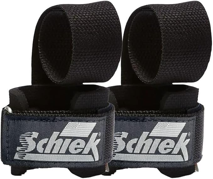 Schiek Sports 1000-PLS Deluxe Power Lifting Wrist Straps - Weight Lifting Wrist Wraps