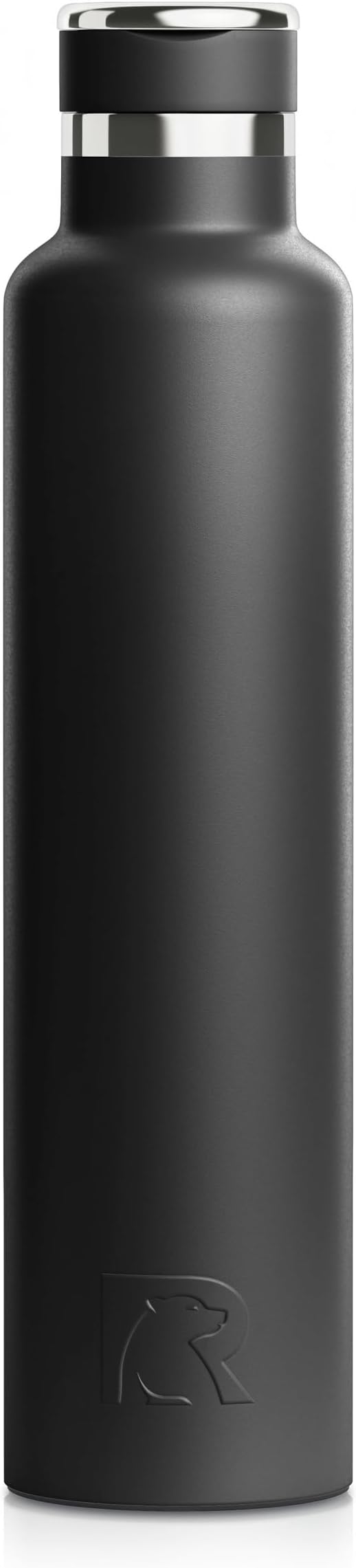 RTIC 26oz Journey Water Bottle, Ceramic Lined, Black | Stainless Steel Metal, Insulated for Hot and Cold Drinks, Sports, Travel and Camping