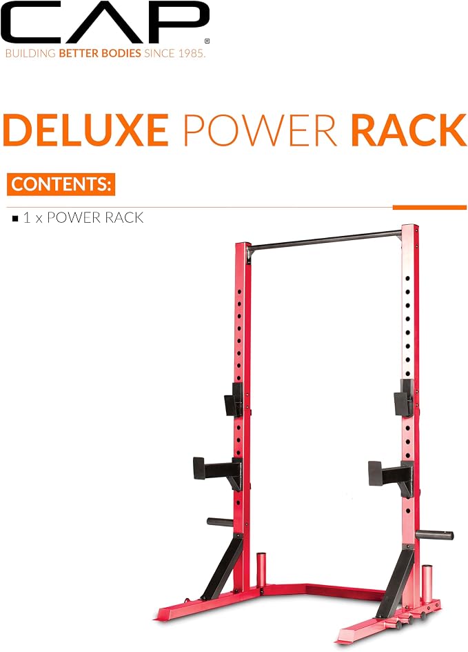 CAP Barbell FM-8000F Deluxe Power Rack Color Series
