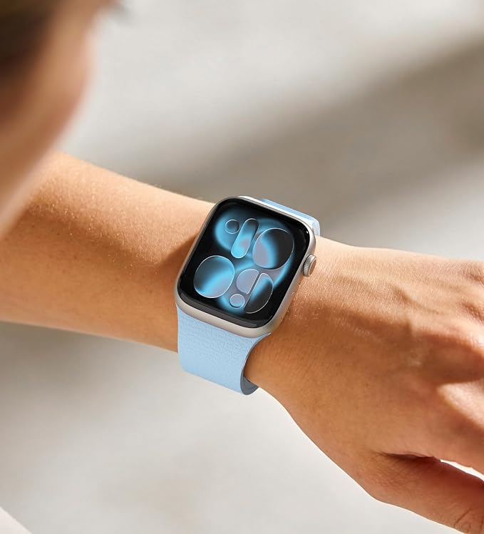 Magnetic Silicone Band Compatible with Apple Watch Band 42mm 41mm 40mm 38mm Series 11 10 9 8 7 6 5 4 3 & SE 3/2/1 Strong Magnetic Clasp, Waterproof & Adjustable