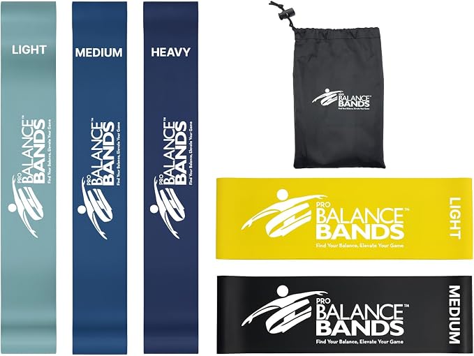 Resistance Bands – Exercise & Loop Stretch Bands for Working Out, Physical Therapy & Home Gym – 100% Natural Latex, Free Workout Videos Endorsed Co Owned By 2024 Gold Medalist