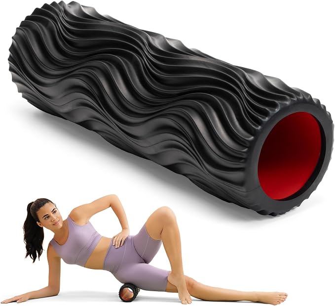 SUBCULTUREPICK Foam Roller High-Density Rollers, Deep Tissue Muscle Massage | Fitness Roller for Stretching, Relieves Muscles, Improves Mobility, Pilates, Yoga, Ideal for Athletes, Beginners & Recovery