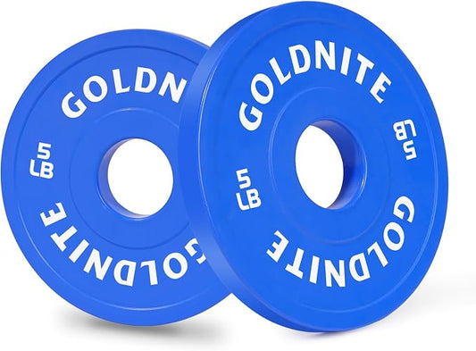 Change Plates Set 1.25LB 2.5LB 5LB Set Fractional Weight Plate Olympic Bumper Plates for Cross Training Steel Insert Strength Training Weight Plates