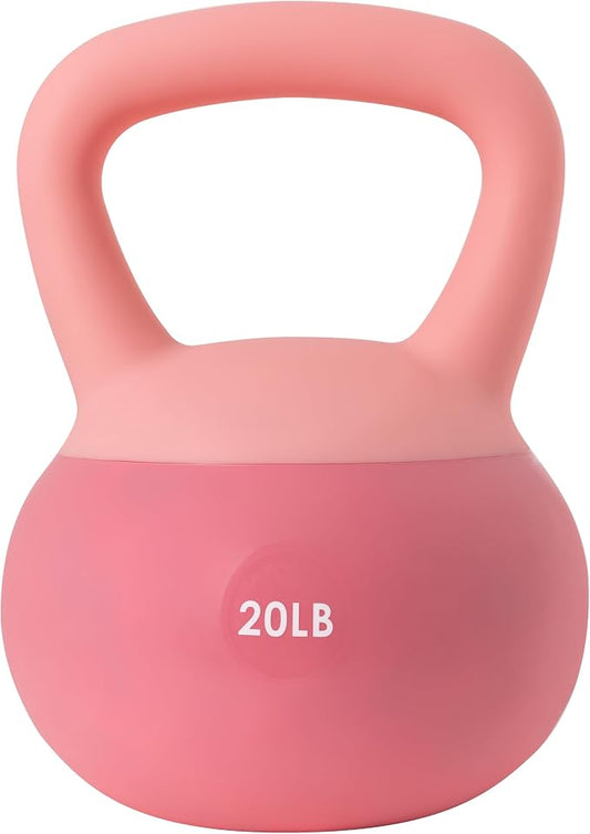 ALTLER Soft Kettlebell 10-50LBS Safe Strength Training Kettlebell Anti-Slip Grip Weight for Home Workouts and Men/Women/Beginners