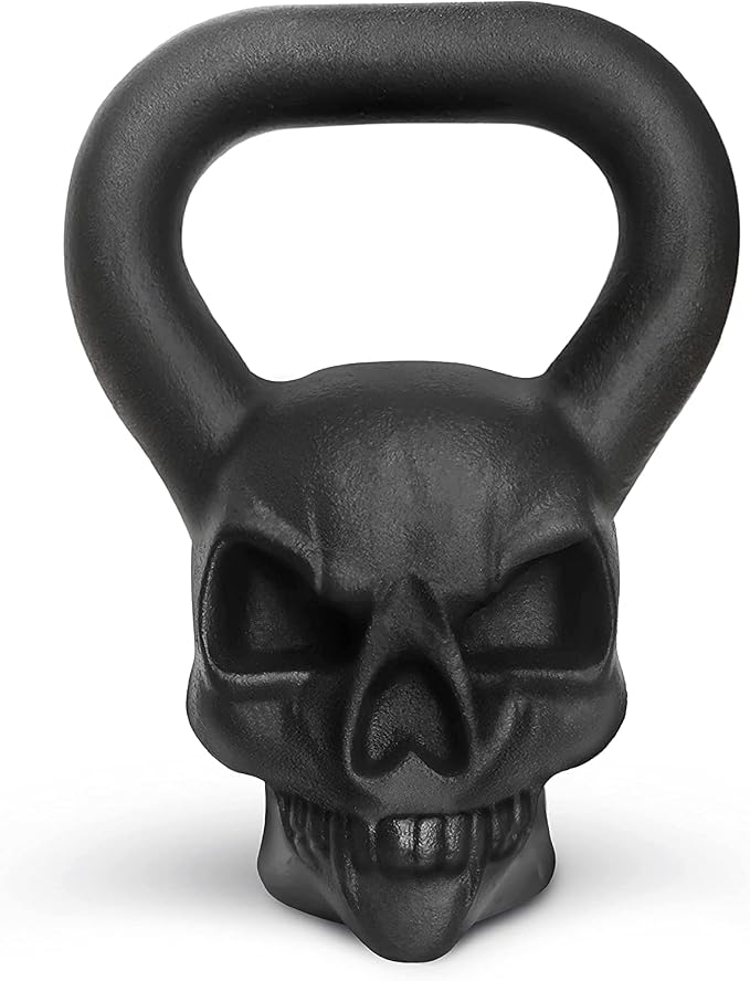 Yes4All Kettlebell Special Shape, Upgraded &Multifunctional for Advanced Training, Solid Cast Iron Powder Coated, Anti Slip Handle Strength Training Equipment