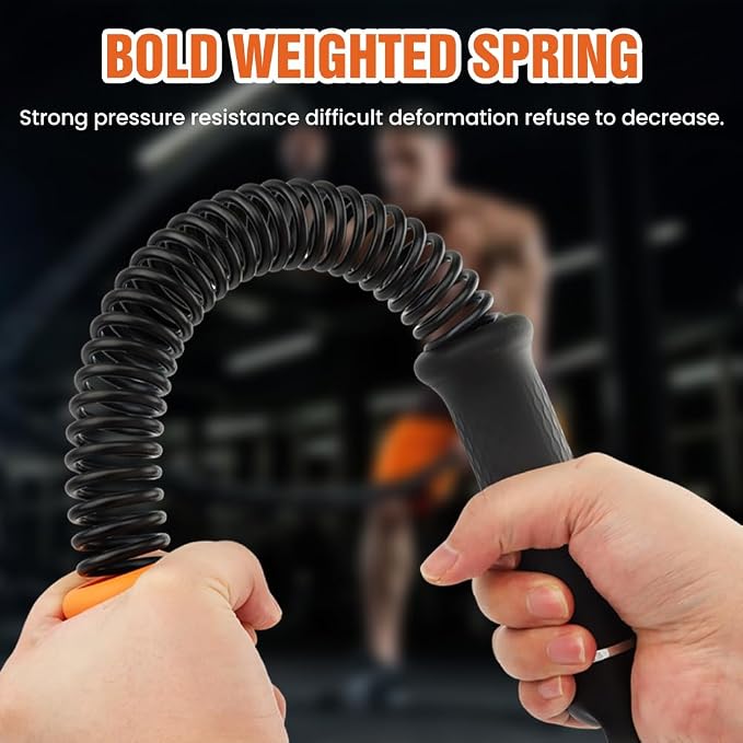 Ropeless Battle-Ropes (2-Pack) Portable Workout Ropes for HIIT Workouts,Cardio & Muscle Training, Low-Impact Training Heavy Duty Arm Exerciser for Strength Training