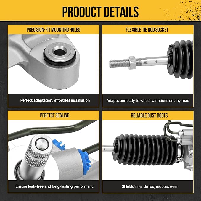 KAC Power Steering Rack and Pinion Replacement for Honda Accord 1994 All Models/1995-1997 2.2L, Acura CL 1997 2.2L/1998-1999 2.3L, Hydraulic Rack and Pinion Replace 26-1768