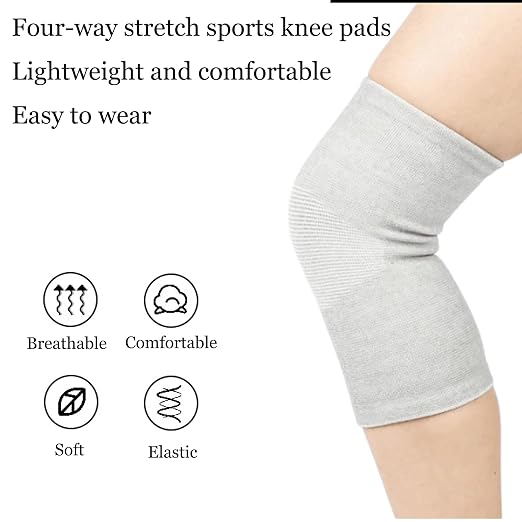 Bamboo Knee Brace for Men Women,Bamboo Compression Knee Sleeve for Arthritis